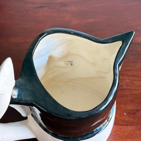 Vintage Devil head figure Pitcher ceramic 2 L hand painted *RARE* - Picture 5 of 10